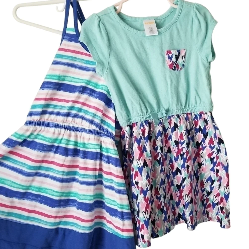 2 Toddler Girl's Gymboree Summer Dresses Size 4